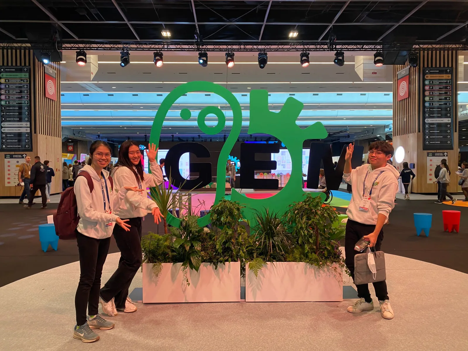 iGEM Grand Jamboree, Paris, October 2022 — at the iGEM sign
