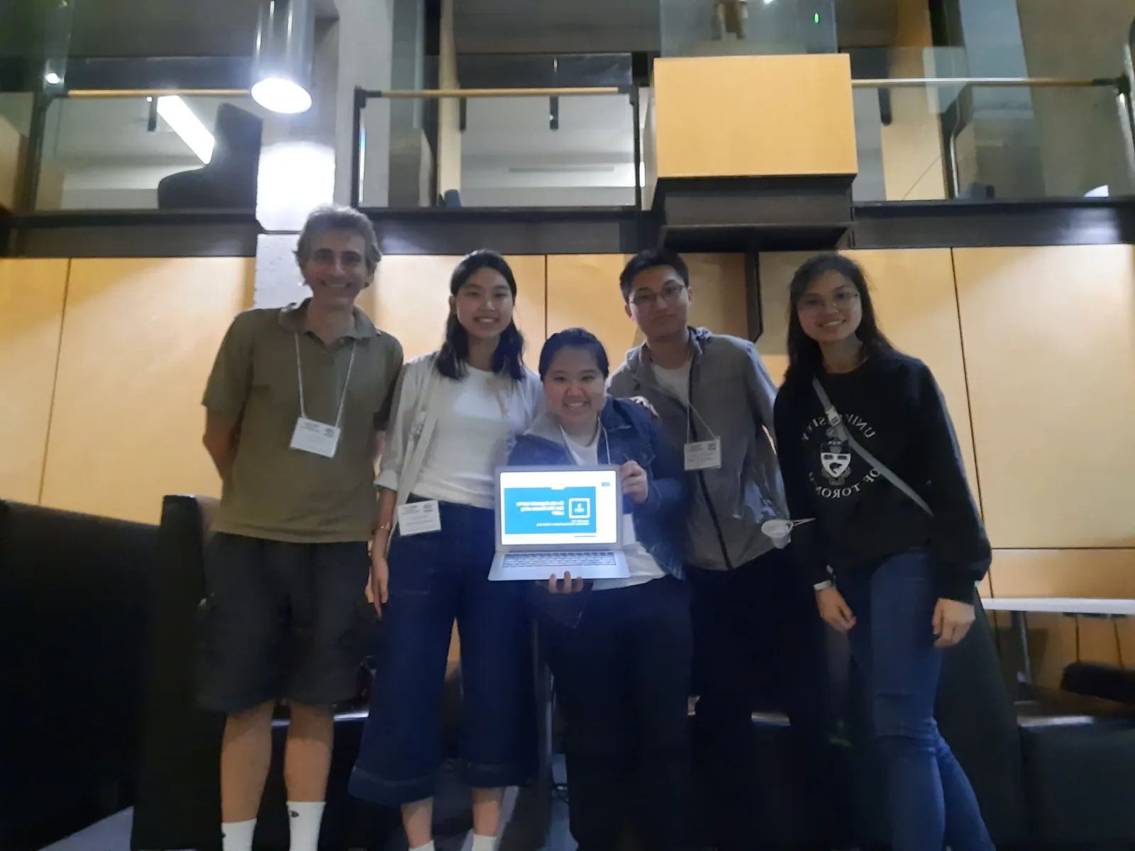 iGEM Toronto members at the In Vitro 2022 Symposium, Montreal, August 2022