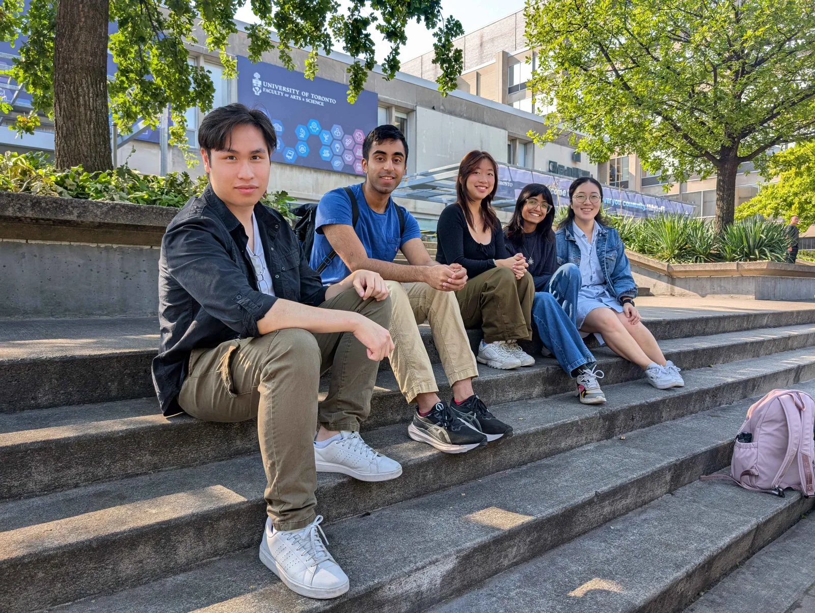 Team members on campus, 2025