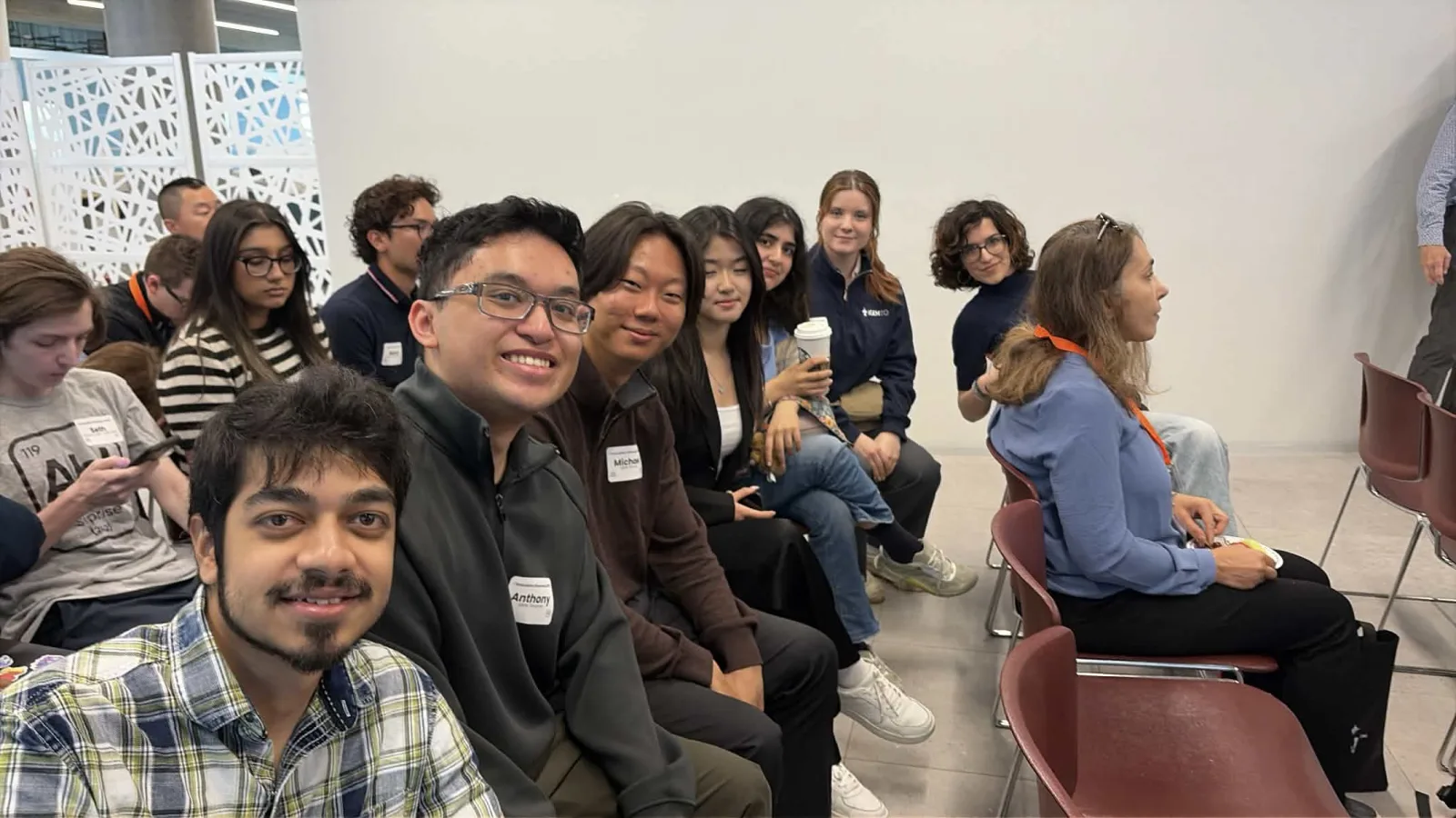 Team members seated in the audience at the MindFuel Tech Futures Challenge Innovation Showcase, Calgary, 30 May 2026